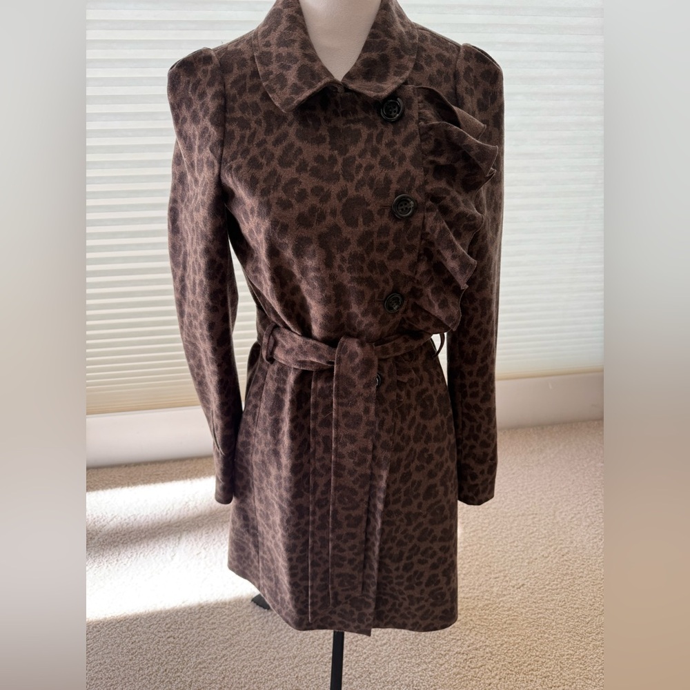 Rebecca Taylor, beautiful animal print wool jacket size 2